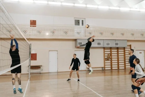 volleyball player training